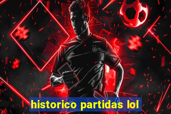 historico partidas lol